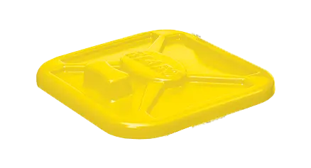 VKM víko malé 38x32 plast - žlutý